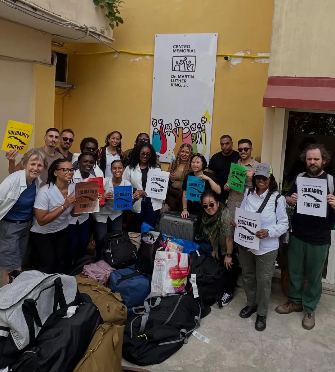 Photo shared by IFCO on March 26, 2026 tagging @1claud9, @communalpress, @amandaseales, @seastersjones, and @europe.palestine.network. May be an image of ‎one or more people, poster and ‎text that says '‎CENTRO MEMORIAL RIAL لهااه ILY Dr. MARTIN KING,J KING SOLIDARITY FDRFVER SILAMATY م FONEKER SOLIDARITY FOREVER SOLIDARITY Ibenie FOREVER 台‎'‎‎.