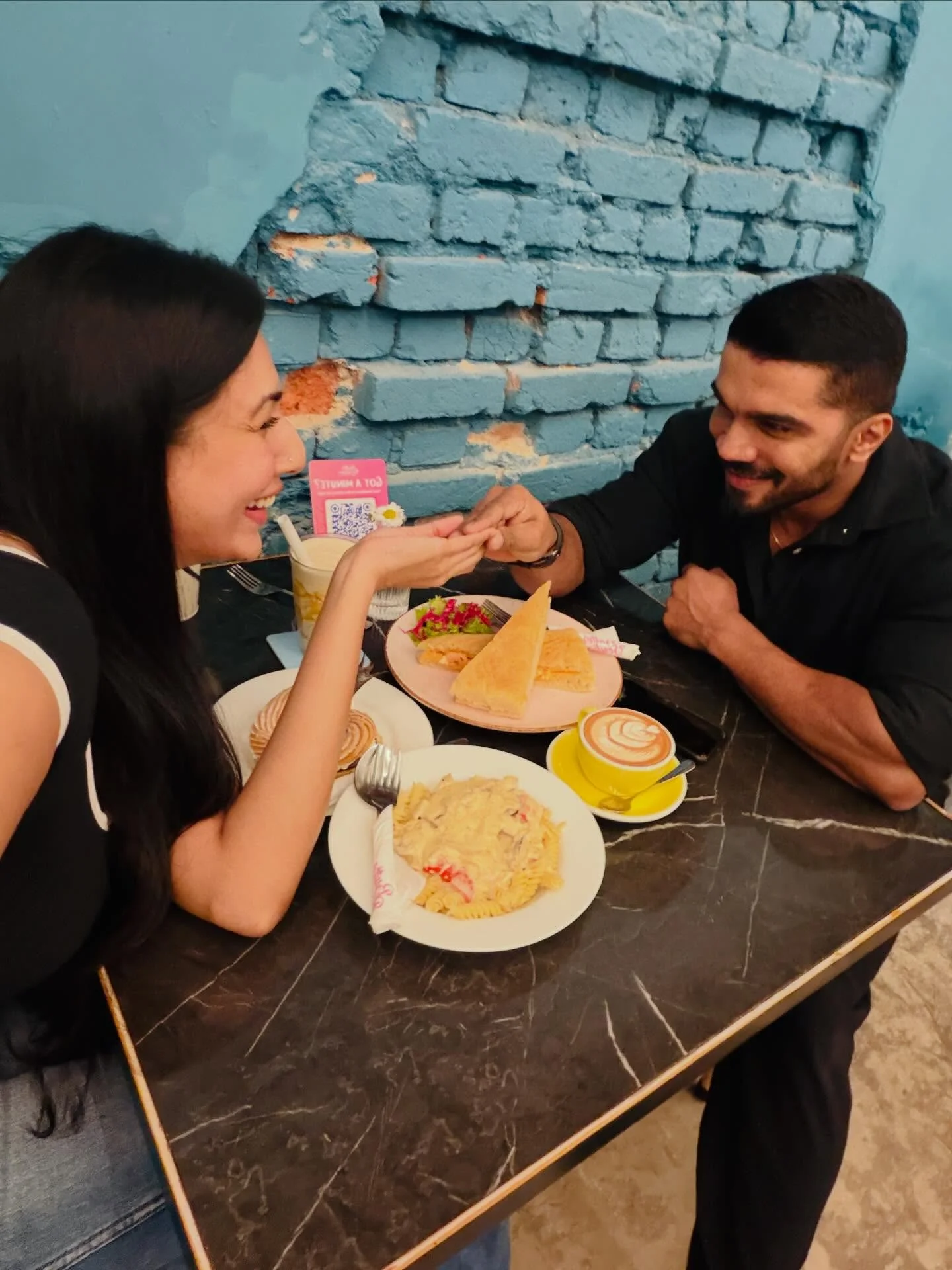 Photo by Amanda Silva on February 16, 2026. May be an image of one or more people, biryani, plate and text.