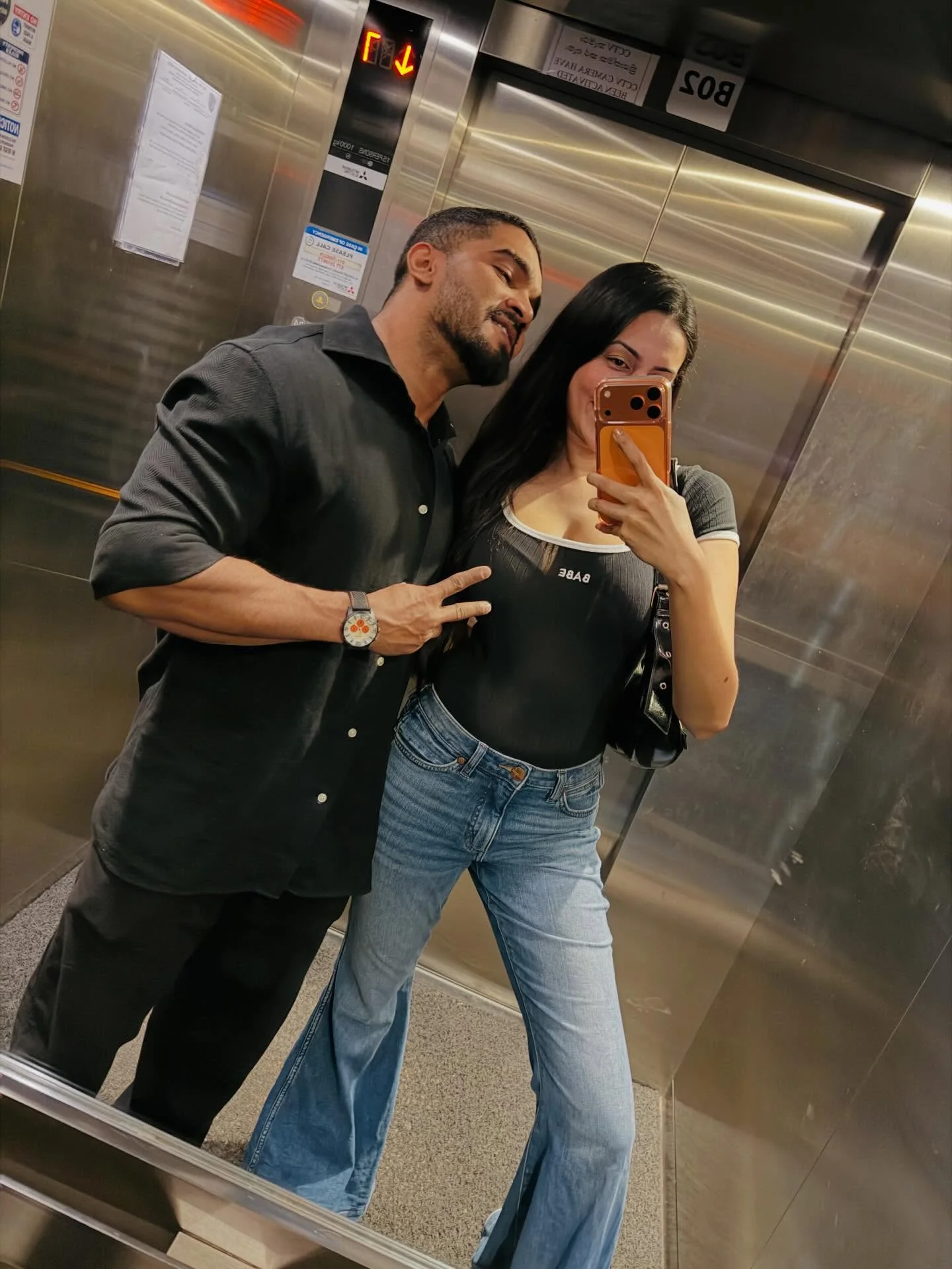 Photo by Amanda Silva on February 16, 2026. May be a selfie of one or more people, people kissing and text.